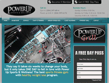 Tablet Screenshot of powerupsportsandwellness.com